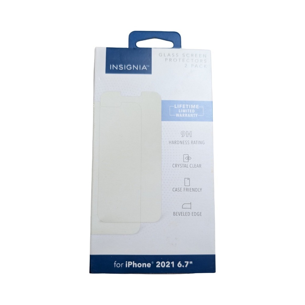 Nn4-O Insignia Tempered Glass Screen Protector Apple iPhone 13 Pro Max 2-Pack